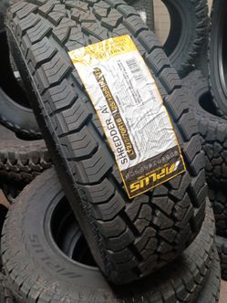 New set of tires aplus all terrain 275 70 18 lt