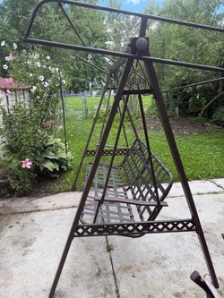 Metal Patio Swing A-Frame Stand