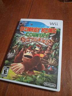 Donkey Kong Country Returns wii complete Nice condition $20