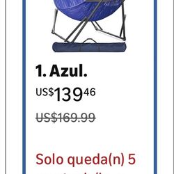 Hamaca De Adulto Color Azul / adult hammock, blue