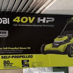 Ryobi 40V HP 21” Self-Propelled Electric Lawn Mower – Brand New in Box