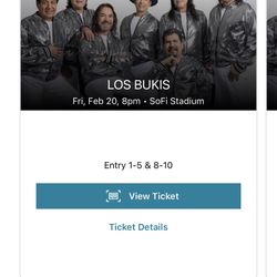Two Tickets To Los Bukis Friday Concert At Sofi