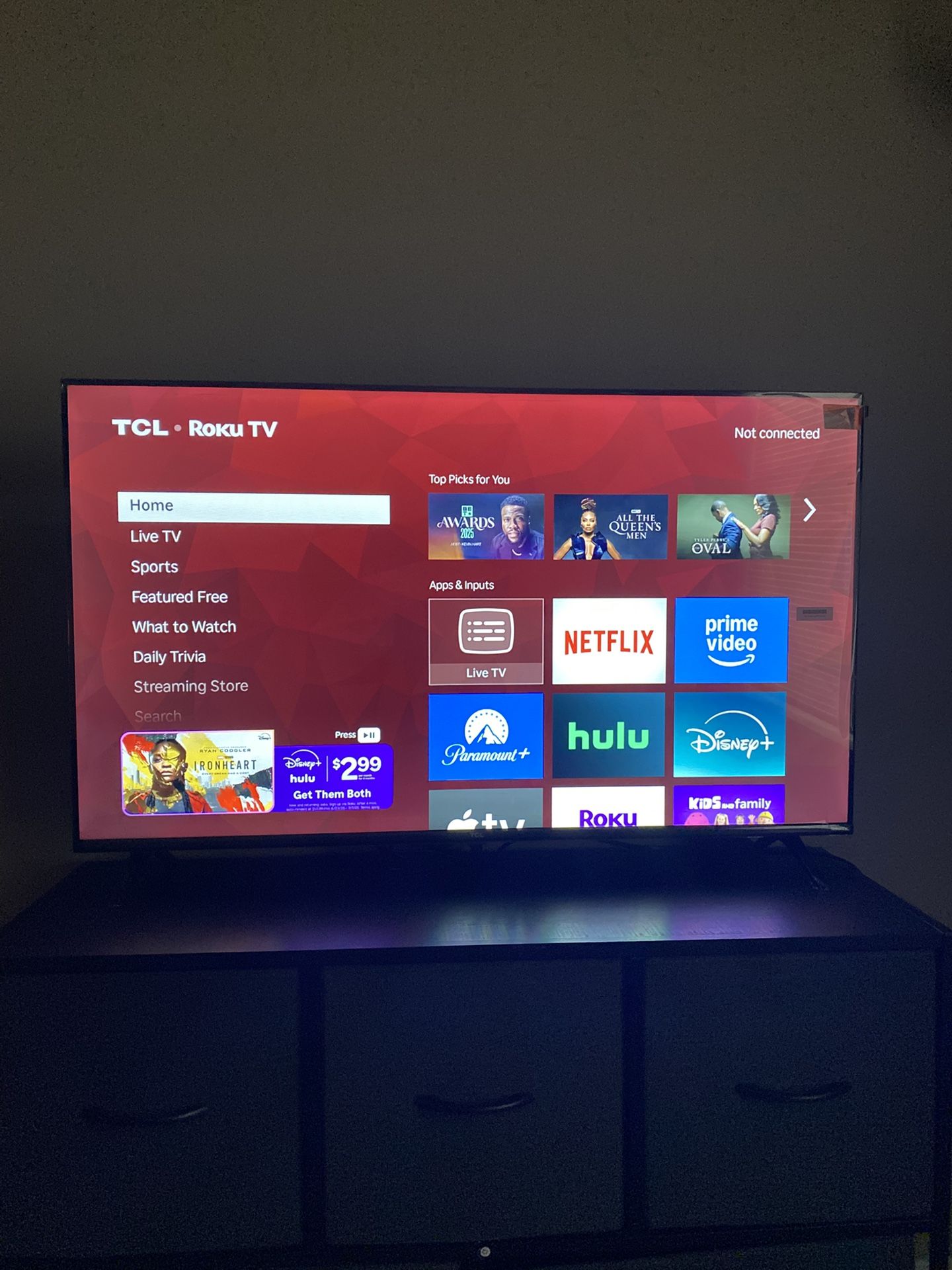43 IN Roku Tv