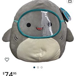 Squishmallow Shark
