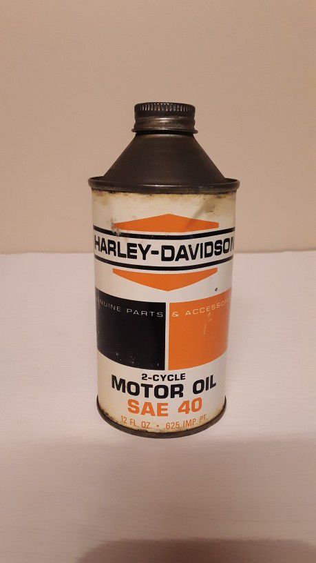 RARE VINTAGE HARLEY DAVIDSON MOTOR OIL CAN