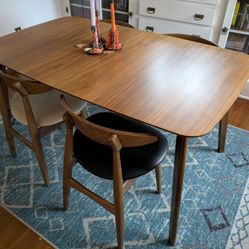 MCM Dining Table And Set Of 4 Chairs