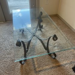 Cocktail Rectangular Glass Table 