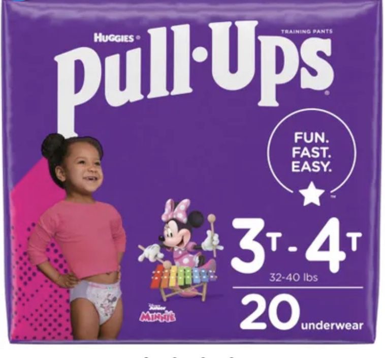 Huggies Pull-Ups Girls 3T-4T 