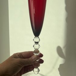 For Sweethearts!- 2 Baccarat Champagne Flutes- Perfect Condition 