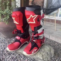 Size 8 Alpinestar Tech 10 Motocross Boots