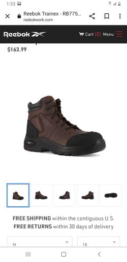 Steel Toe  Work  Boots  5.5 Mens