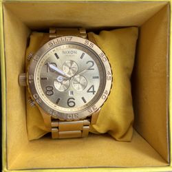 Nixon 51-30 Chronograph Watch Gold