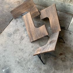 Wall mounted shelves