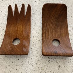 Vintage Wooden Salad Mixer