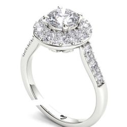 Zales Engagement Ring With Matching Wedding Bands Size 5.25