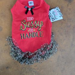 Dog Sassy Shirt Medium
