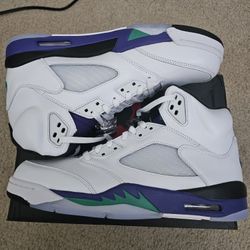 Jordan 5 Retro Grape Brand New Size 12