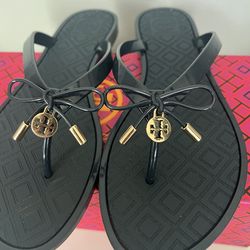 Tory Burch Michaela Bow Jelly Sandals