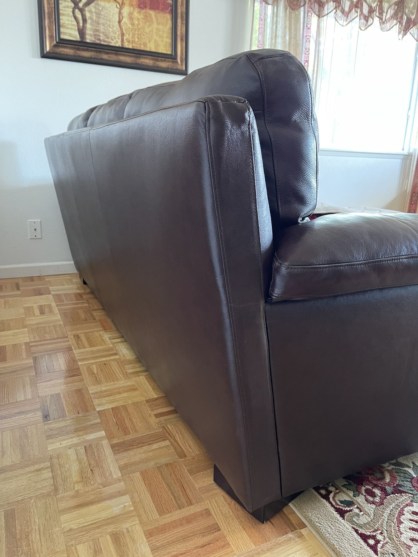 Leather couch