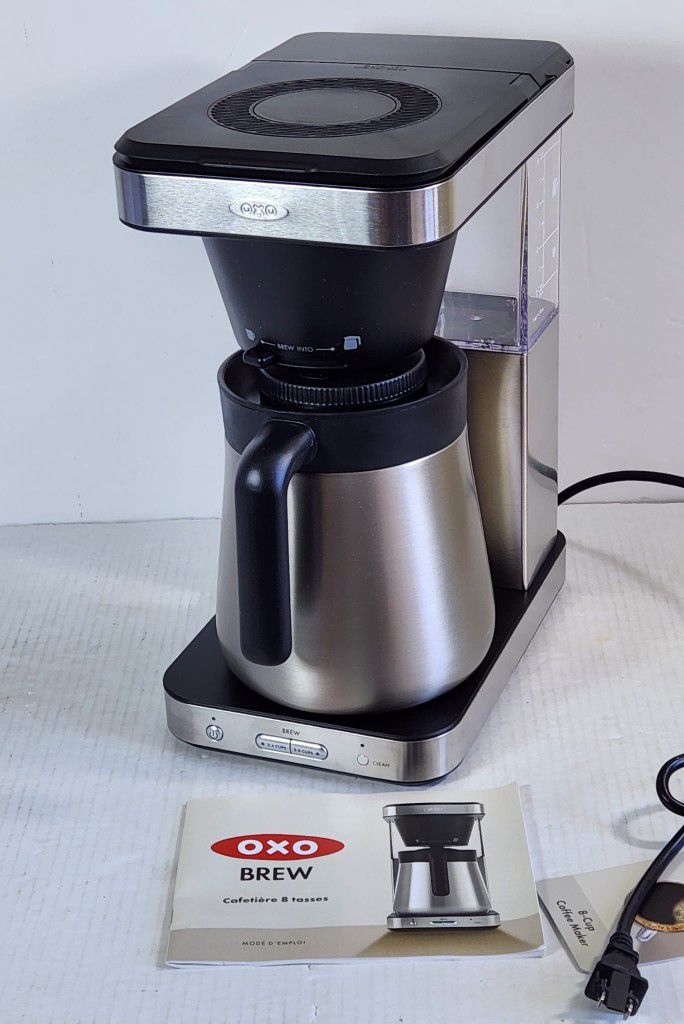  OXO Brew 8 Cup Coffee Maker, Stainless Steel: Home