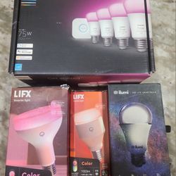 Smart Bulb Bundle – Philips Hue, LIFX, ilumi (Tested, Works Great)

