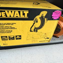 Dewalt 10” Single Bevel Compound Meter Saw 
