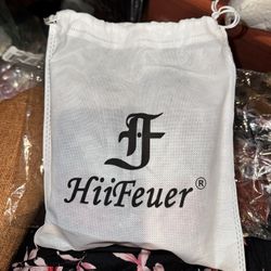 $10-HiiFeuer Medieval Faux Leather Handmade Belt Bag with O Ring, Vintage Knight 