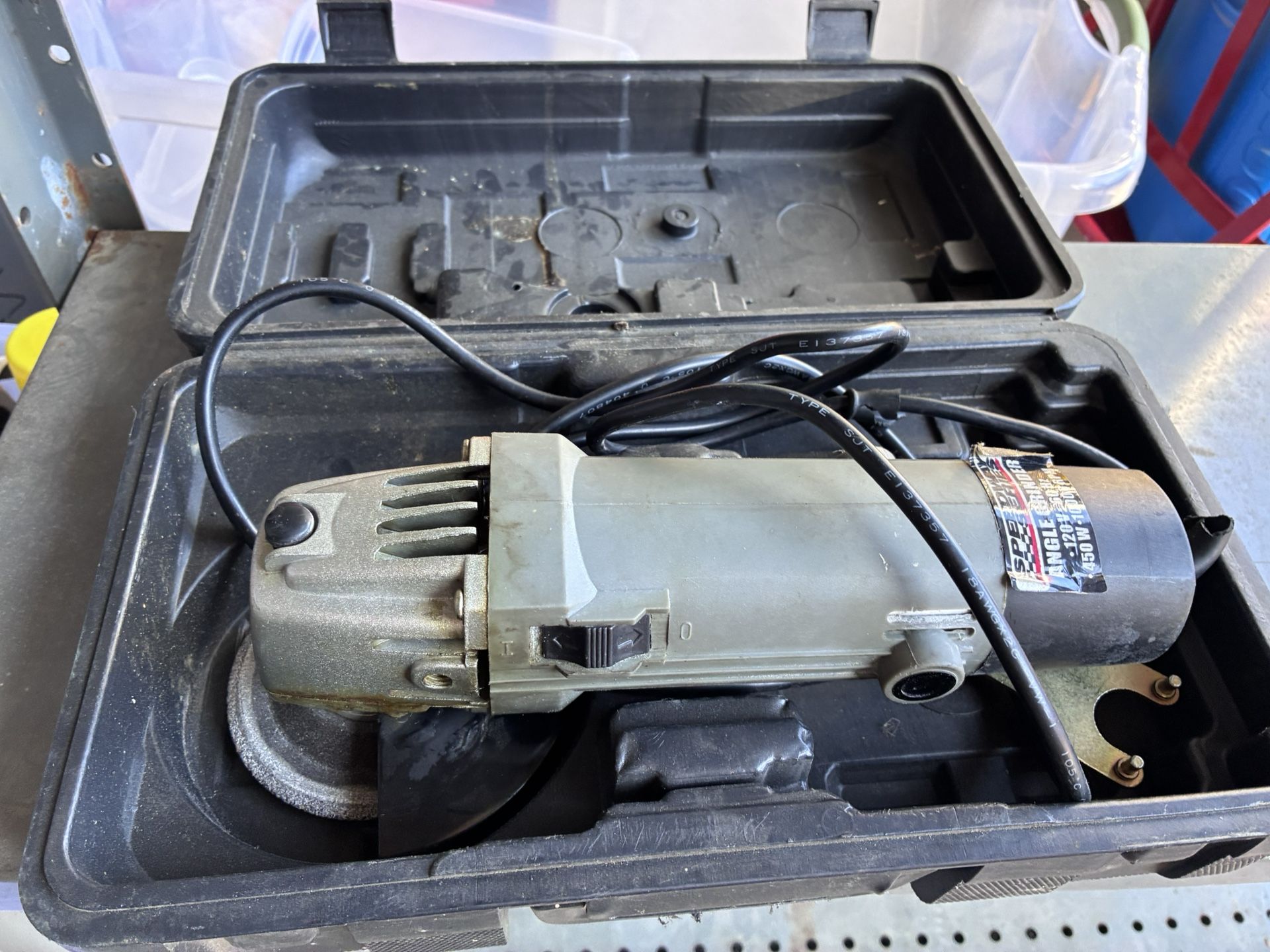 Angle Grinder With Case