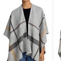 Aqua reversible Shawl. Brand New From Bloomies.