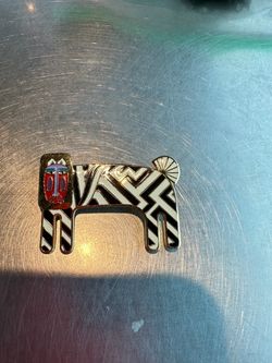 Enamel Animal Figure Brooch Pin