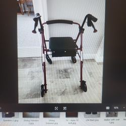 REDUCED - LIKE NEW - Sturdy Rollator Walker