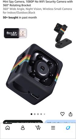 Mini Spy Security Camera 1080P with Mount