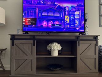 Barn style tv stand