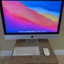 2017 iMac 27 3.8Ghz 32GB 2TB Fusion Wireless Keyboard And Mouse 