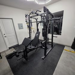 Smith Machine 2001 | Multi-Use Adj Bench | Gym Equipment | Fitness | Squat Rack | Excercise |🔴WEIGHTS AND BARBELL SOLD SEPARATELY 🔴 FREE DELIVERY 🚚