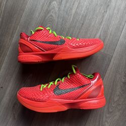 Kobe 6 Protro Reverse Grinch Size 11.5