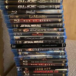 Blu Ray DVDs