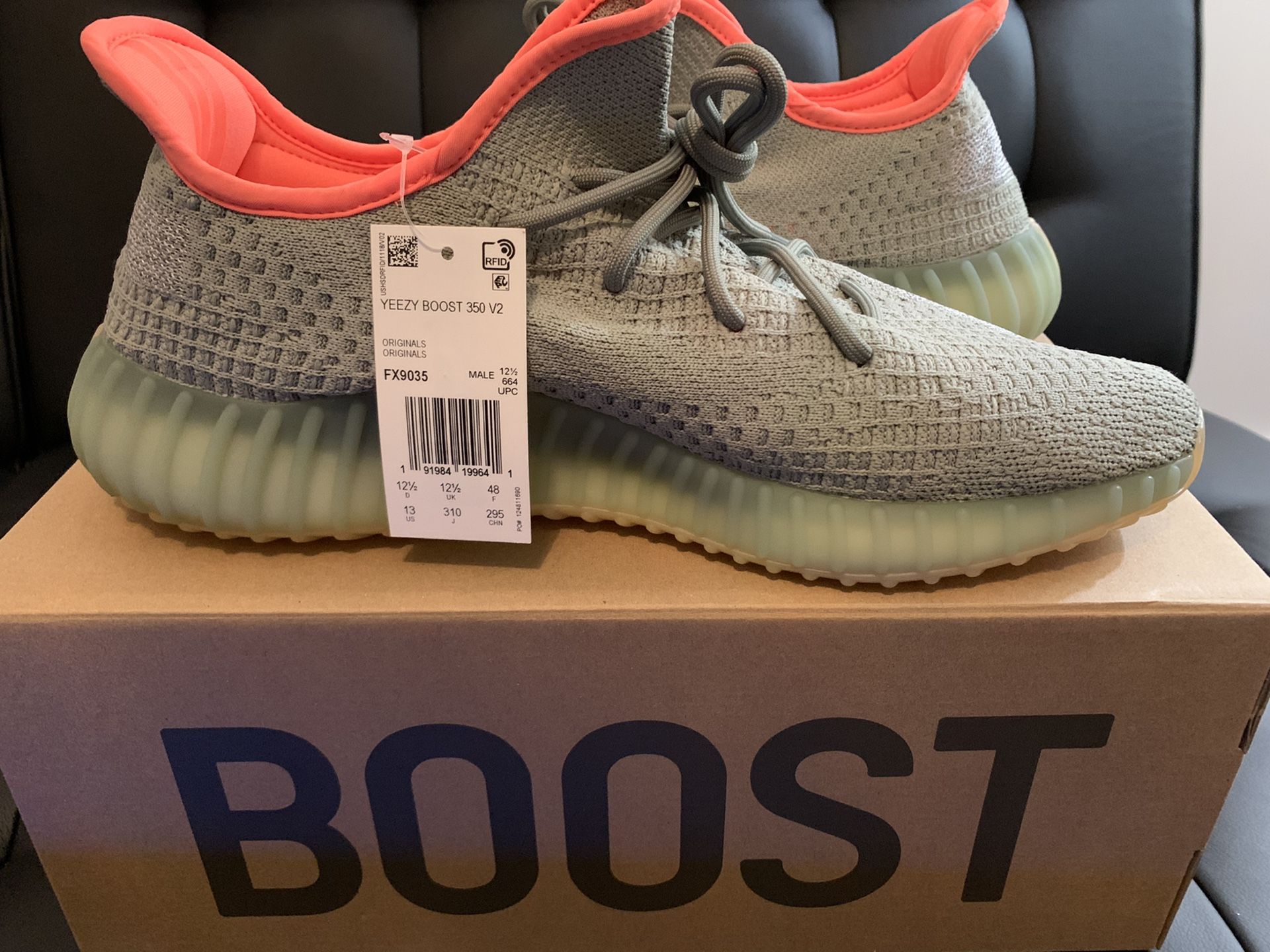 Yeezy Boost Desert Sage Size 13 NWIT NIB ADIDAS