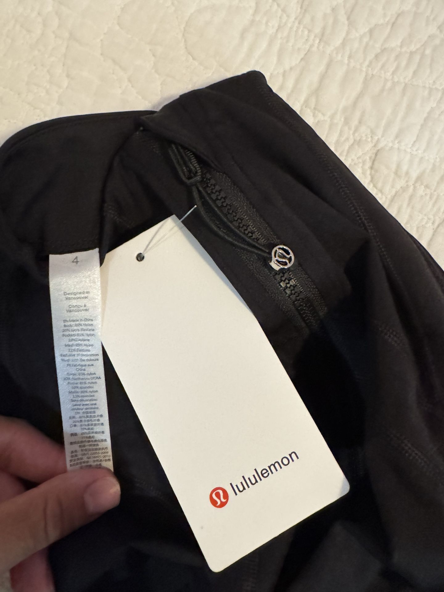 Black Lululemon Defined Jacket Size 4