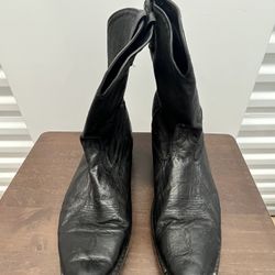 Boots Genuine Leather Black 