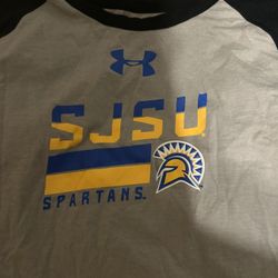 SJSU Under Armor Baseball T Shirt Half Sleeve