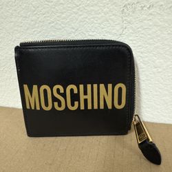 Moschino Authentic Italian Leather Wallet
