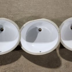 Oval Ceramic Sink. 