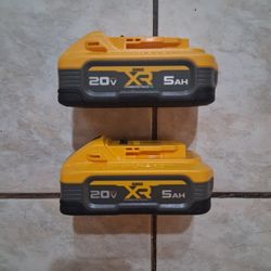 Dewalt 20v 5.0 Powerstack XR Batteries 