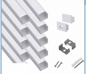 Aluminum Profile for LED Strip Light (9 pack )