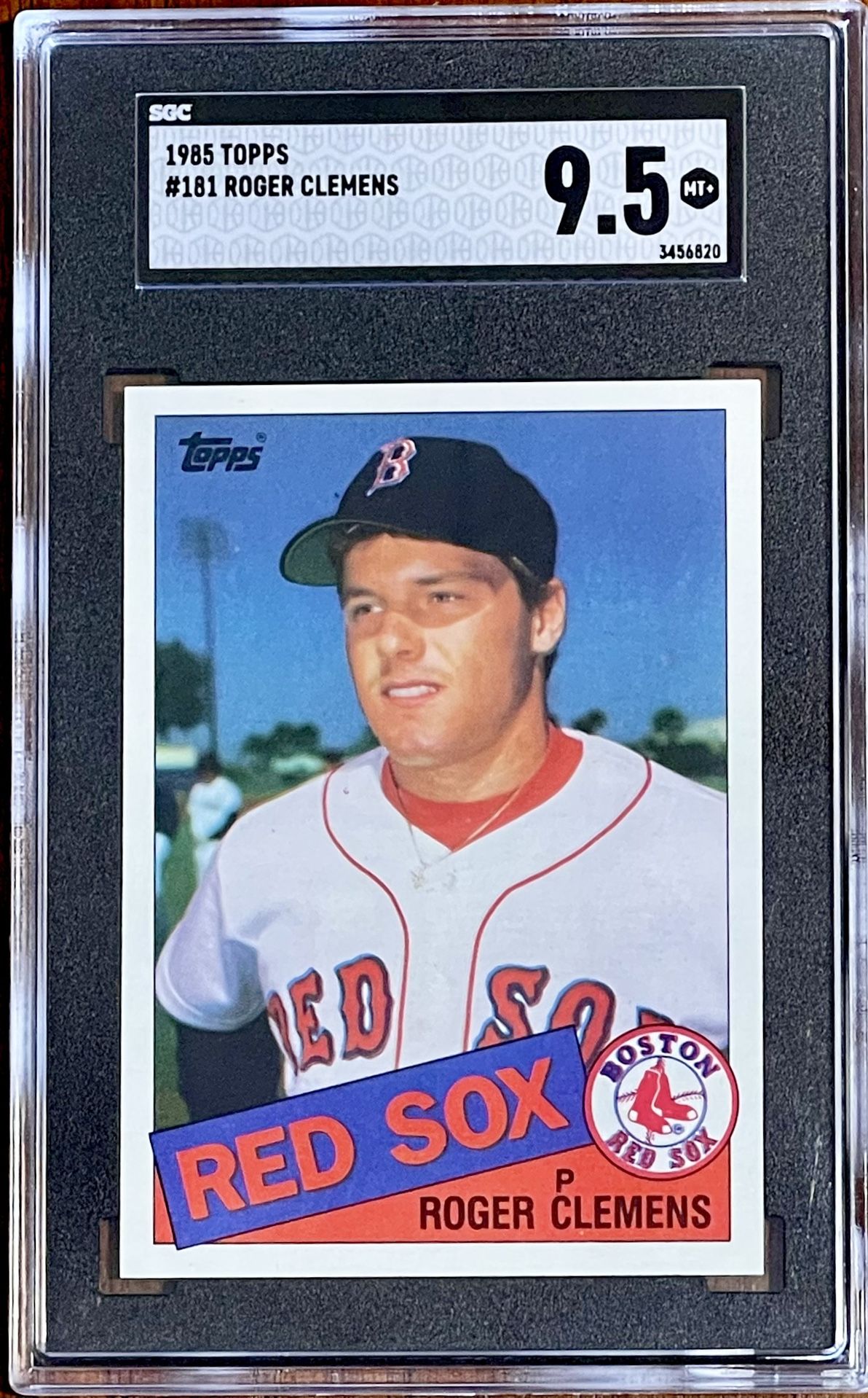 1985 Topps Roger Clemens Rookie Card RC SGC 9.5 Gem Mint PSA Low Pop HOF Baseball