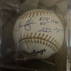 Tommy Helms Rawlings Autographed Baseball