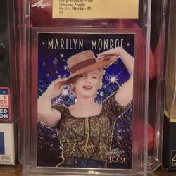 2024 Marilyn Monroe Leaf icons base pre-production 1/1 proof shimmer purple 89 Pristine Mint Condition