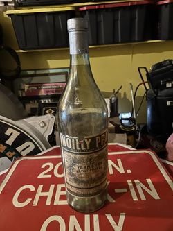 Noilly Prat French Vermouth Vintage Bottle