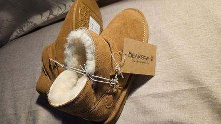 Bearpaw Suede Boots with Wool Lining